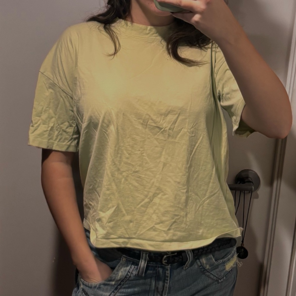 Fame Istanbul Mint Green Short Sleeve Tee